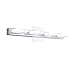 mirrea 24in Modern LED Vanity Light in 4 Lights Stainless Steel and Acrylic 21w Cold White 5000K