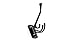 Richelieu Hardware 76464BAG Nystrom Triple Utility Swivel Hook, Brushed Oil-Rubbed Bronze