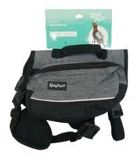 Zippy Paws Zp522 Adventure Backpack - Graphite - XL Backpack for Dog Accessories