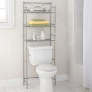 Brescia 3-Shelf Bathroom Space Saver, Satin Nickel Finish by N/A
