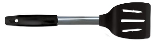 Rada Cutlery Non-Scratch Spatula – Stainless Steel Stem, Heat Resistant Handle And Flipping Surface, 11-3/4 Inches