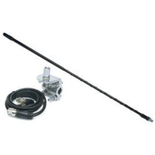 Barjan 2 Ft Black 500 Watt CB Antenna Kit w/Mount & Cable