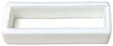 White Rubber Watch Band Strap Replacement Loop 18mm 20mm 22mm 24mm 26mm 28mm Choose Your Size (28mm)