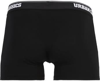 Homme Modalsonger Shorts Dubbelpack Caleçon Boxeur, Noir, M EU