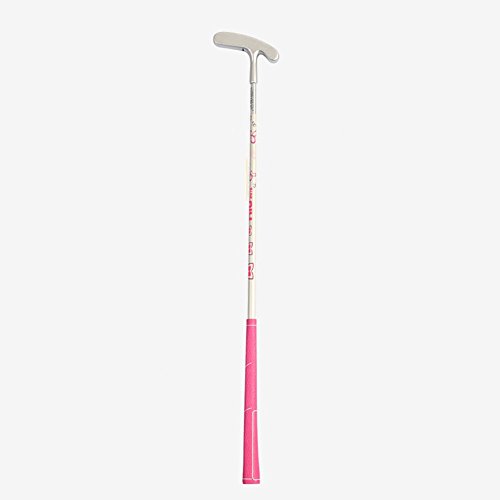 Junior Golf Putter Clubs Double Side Clubs for Kids (silver head with pink shaft, 9-12 years old girls)