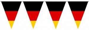 Bunting Garland Fan Band Germany Fan – Item Approx. 6 m