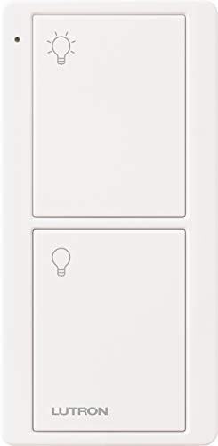 Lutron On/Off Switching Pico Remote for Caseta Smart Home Switch | PJ2-2B-GWH-L01 | White