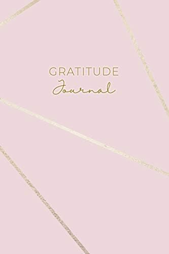 Gratitude Journal: Daily Gratitude Journal 52 Week Diary for A Happier You In One Minute A Day Rose Gold Geometric Lines Paperback – 25 Oct. 2018