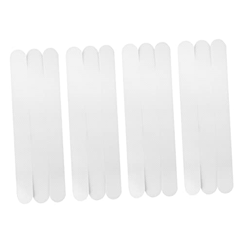 MUCKLILY 12pcs Slip Strips Shower Stickers Adhesive Bath Treads Non Strips for Bathtubs Showers Stairs