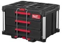 Milwaukee PACKOUT Case 3 Drawers Multicoloured Storage Tool Box
