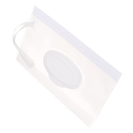 Transparent Baby Wipe Case Travel Holder Keeps Wipes Moist Set of Wet Wipes Holders Cases Portable Travel On The Go Refillable Dispenser Container Diaper Wipe Holders