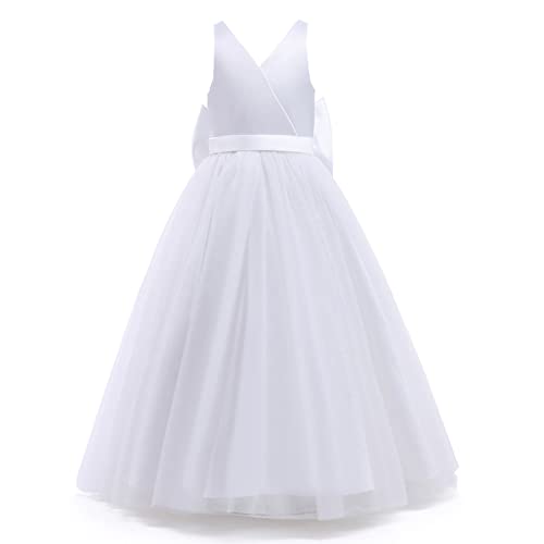 Nileafes Flower Girls Maxi Dress Bridesmaid Wedding