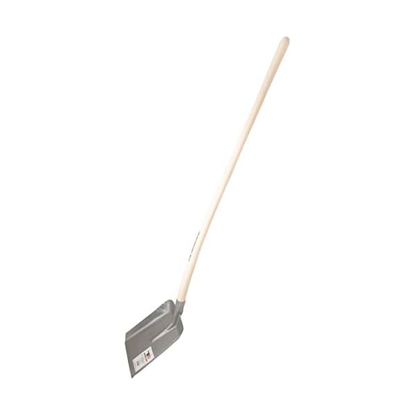 SHW-FIRE Gartenschaufel eckig - hochwertiges Stahlblech, 130cm Holzstiel - Robust und Praktisch – Bild 6