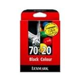 Twin-Pack #70/#20 Black and Color Print Cartridges