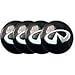 4pcs C018 56.5mm Car Styling Accessories Emblem Badge Sticker Wheel Hub Caps Centre Cover Infiniti Q50 Q60 Q70 ESQ QX50 QX60 QX70 JX EX FX QX