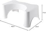 JJA Bathroom Toilet Stool Foot Step Stool Light Grey Anti-Slip Ergonomic view 8