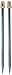 Susan Bates 10-Inch Silvalume Single Point Knitting Needle, 9mm, Blue (11110-13)