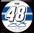 Jimmie Johnson 2010 3-inch Round Decal