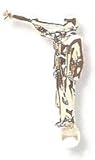 LDS Moroni with Pearl Steel Tie Tack with Gold Finish- Tie Pin, LDS Missionary, Priesthood Gift, Baptism Gift