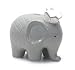 Child to Cherish Ceramic Coco Elephant Piggy Bank, Gray