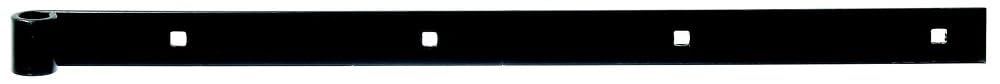 GAH-Alberts Shutter Hinge Straight with Pronged End Rolle 14 mm / 400 x 35 mm Black