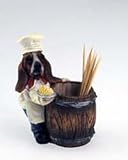 Chef Dog Basset Hound Toothpick Holder