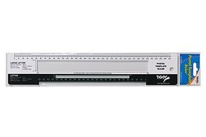 Postal Template Ruler- indicating Sizes Small Letter, Larger Letter or Packages Plus Measurements