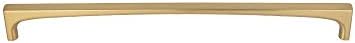 Riverside Appliance Pull Color Honey Bronze – Top Knobs 18″ Length Grace Coll Contemporary Transitional Bar Handle Kitchen Bath Cabinet Hardware Dresser Bathroom Metal Handle Interior Home