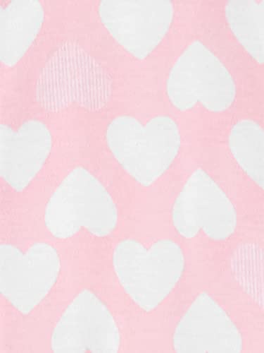 Simple Joys by Carter\'s Baby Girls\' 3-Pack Cotton Wearable Blankets, Hearts/Owls, Small