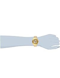 Invicta 27383 - Reloj de cuarzo para mujer con correa de acero inoxidable, color dorado