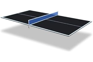 Foldable Ping Pong Table Top for Pool Table, 71" Indoor/Outdoor Table Tennis Conversion Top with Net & Premium Foam Padding, 