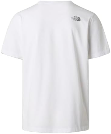 - Mountain Line normal geschnittenes T-Shirt mit Grafik für Herren - TNF White, M