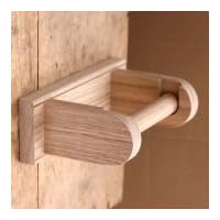 Oak Toilet Roll Holder by Creamore Mill