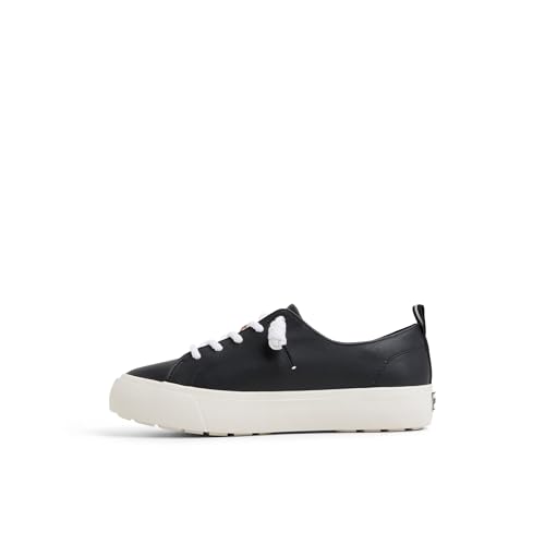Sperry Women's Cove Lace to Toe Sneaker, Black, 7.5 at Amazon