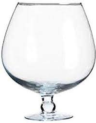image for Oberstdorfer Glashütte Giant Snifter Large Cognac Glass Decoratable, 
