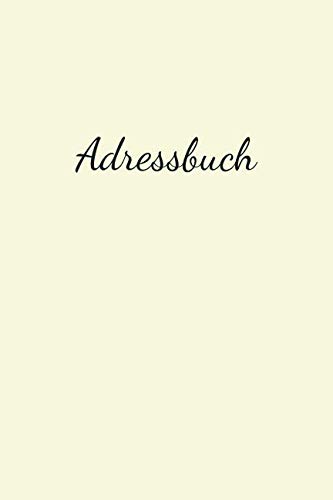 Adressbuch: In Beige Für Namen, Adresse, Geburtstagskalender, Email, Telefon, Notizen