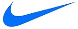 Nike Swoosh Logo Vinyl Sticker Decal-Blue-6 Inch