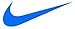 Nike Swoosh Logo Vinyl Sticker Decal-Blue-6 Inch