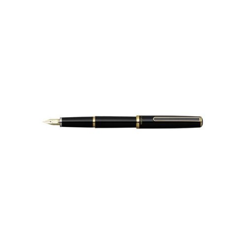 Platinum fountain pen ptl-5000a 14k gold fine point bla…