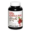 American Health Super Acerola Plus Chewable Wafers, 500 mg, Berry