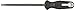 Nicholson Triangular Slim Taper Hand File With Ergonomic Handle, Single Cut, American Pattern, 6