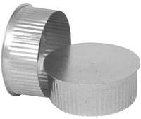 5 Inches 30Ga Galv Tee Cap Gv0734 -2Pk