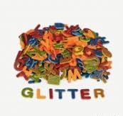 130 Self-Adhesive Glitter Foam Letters