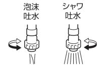 三栄水栓 【キッチン用シャワーヘッド】 元口付流しシャワー PM25-10