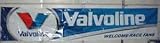 Valvoline Racing Banner 8 Foot Long By 2 Foot High