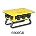 Southwire 6506GU 6 Outlet Temporary Power Distro Box — Portable 50 Amp Single Phase Twist Lock Distribution Box — Generator Spider Box — Yellow