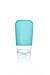 humangear GoToob+ (Medium) | Refillable Silicone Travel Bottle | Locking Lid | Food-Safe Material | Aqua, Medium (2.5 fl.oz.; 74ml)