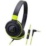 Audio Technica Ath S100is Bgr Street Monitoring Portable Headphones With Mic Black Green Buy Online In Guernsey At Guernsey Desertcart Com Productid