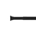 Umbra Chroma Tension Rod – Adjustable Tension Curtain Rod for Curtains and Sheer Curtains, 54 to 90 Inches, Black
