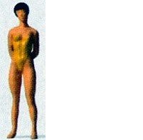 FEMALE SUNBATHER - PREISER HO SCALE MODEL TRAIN FIGURES 28077 by Preiser